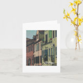 Textile Art Venise Carte pour notes (Fleur jaune)