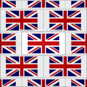 Textile britannique de tissu du motif (Carreau)