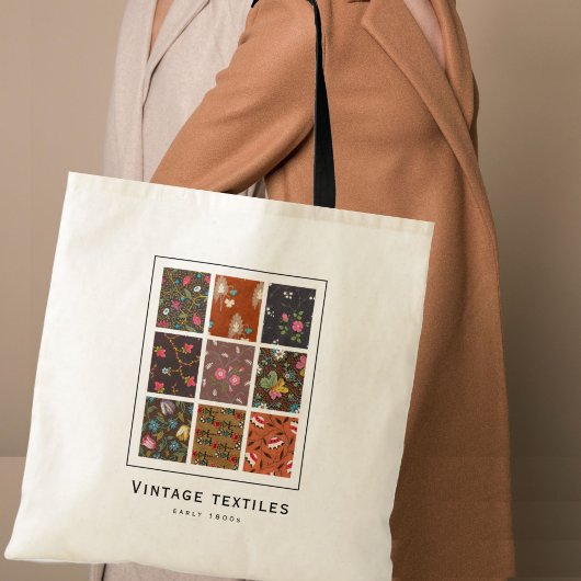 "Textiles Vintages" | sac fourre-tout mode
