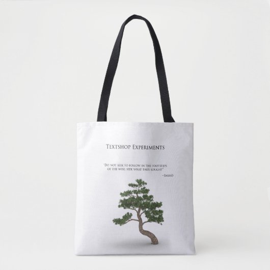 Textshop expérimente sac fourre-tout à Basho (Devant)