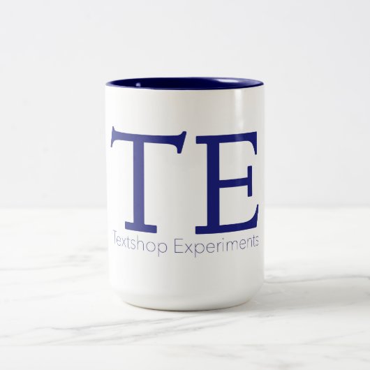 Textshop expérimente tasse de café (Centre)