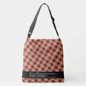 Textura #18 de obra Horizonte Crossbody Tas (Achterkant)