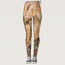 Textura #24 de obra Amanecer Leggings