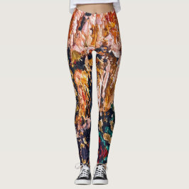Textura #47 de obra Amanecer Leggings
