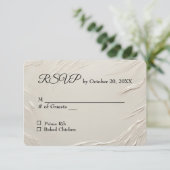 Texture Abstrait de Réponse de Mariage en Ivoire (Debout devant)