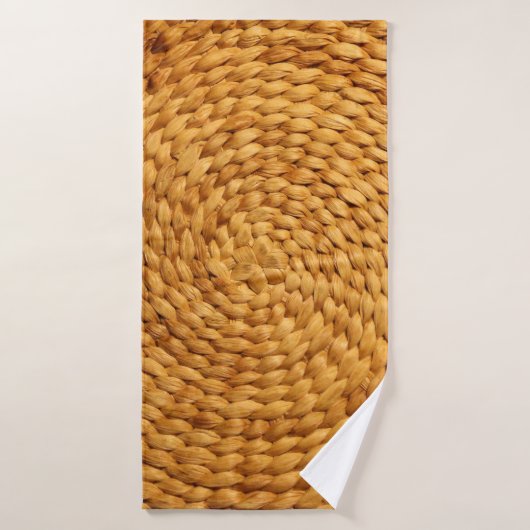 texture arrière - plan tissée brun (Serviette de bain)