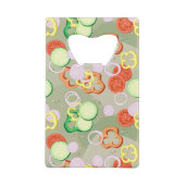 Texture avec des tranches de légumes (Dos)