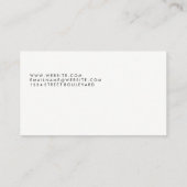 Texture Brown | Carte de visite de code QR (Dos)