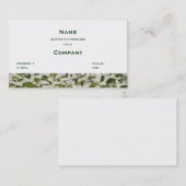 Texture camouflage carte de visite militaire (Devant / Derrière)