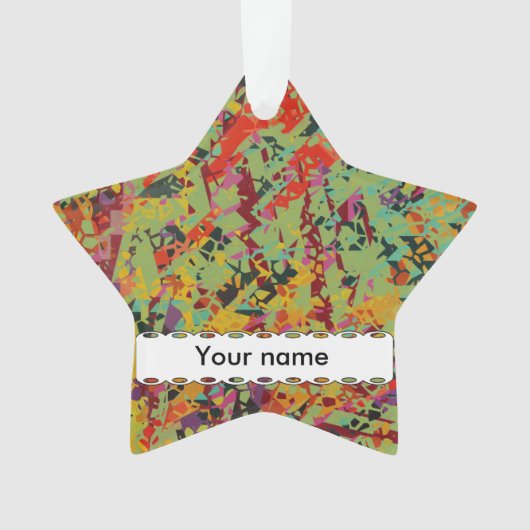 Texture colorée de trous (devant)