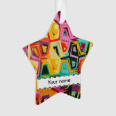 Texture colorée de trous (devant)