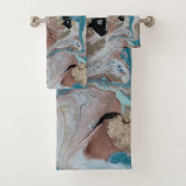 Texture cool en marbre d'or (En situation)