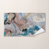 Texture cool en marbre d'or (Serviette à main)