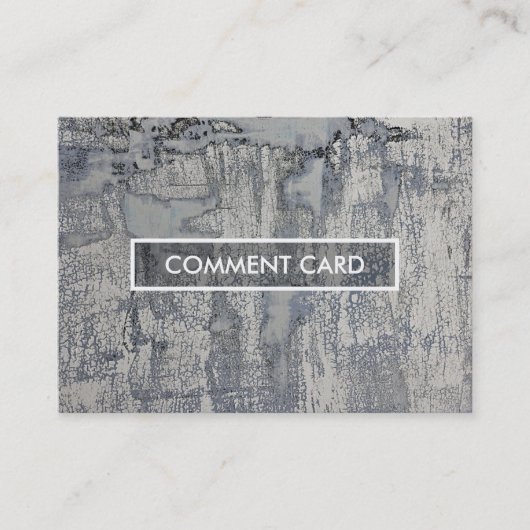 texture croustillante de carte de commentaire (Devant)