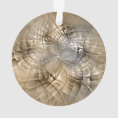 Texture d'art fractal moderne abstrait tons de ter (dos)