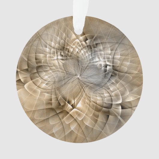 Texture d'art fractal moderne abstrait tons de ter (devant)