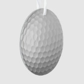 Texture de balle de golf blanche et alvéolée (devant)