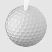 Texture de balle de golf blanche et alvéolée (devant)