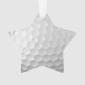 Texture de balle de golf blanche et alvéolée (devant)