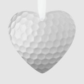 Texture de balle de golf blanche gaufree (devant)