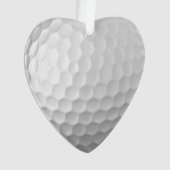 Texture de balle de golf blanche gaufree (devant)