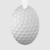 Texture de balle de golf blanche gaufree (devant)