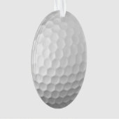 Texture de balle de golf blanche gaufree (devant)