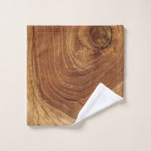 Texture de bois de teck rustique en bois photograp (Gant de toilette)