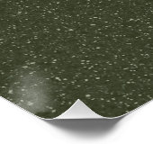 Texture de Bruit Mousse Vert Affiche Imprimée Bril (Coin)