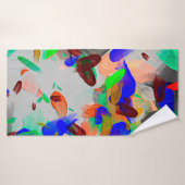 texture de dessin Abstraite avec peinture réelle c (Serviette de bain)