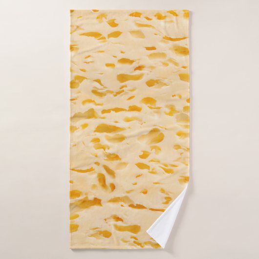 Texture de fromage avec trous (Serviette de bain)