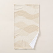 Texture de grain minimale, motif neutre et doux (Serviette à main)