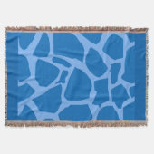 Texture de la Girafe Bleue Lancer la couverture (Devant)