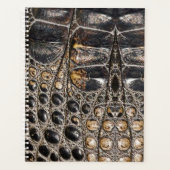 Texture de la peau de l'alligator Brown américaine (Devant)