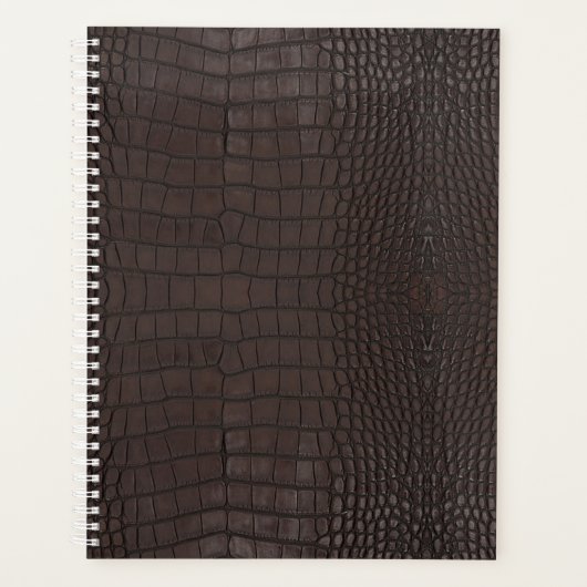 Texture de l'alligator Brown (Devant)