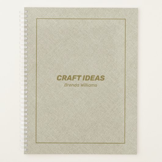 Texture de lin beige clair (Devant)