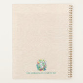 Texture de lin beige mignonne Lapin de Pâques (Dos)