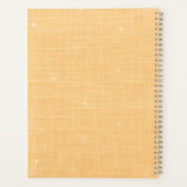 Texture de lin doré avec un subtil éclat blanc (Dos)