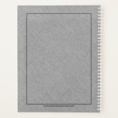 Texture de lin gris (Dos)