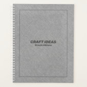 Texture de lin gris (Devant)