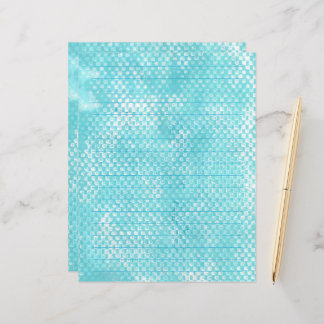 Texture de lin Look Turquoise Turquoise Papier à g