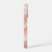 Texture de marbre blanc/opalescent rose de luxe (Côté droit)