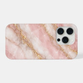 Texture de marbre blanc/opalescent rose de luxe (Verso Horizontal)