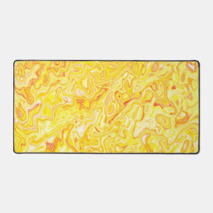 Texture de marbre jaune citron miel Abstrait Liqui