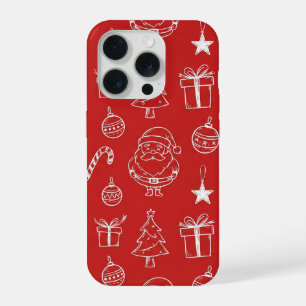 Texture de Noël avec des éléments festifs