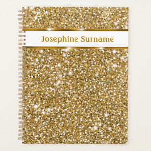 Texture de paillettes jaune doré faux & texte pers