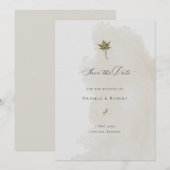 Texture de papier aquarelle pour carte de sauvegar (Devant / Derrière)