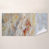 Texture de peintures à l'huile, fond d'art fin, ab (Serviette de bain)