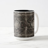 Texture de pierre Céltic Knot Coffee Mug (Devant droit)