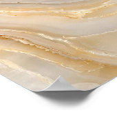 Texture de pierre d'agate dorée Art mural abstrait (Coin)